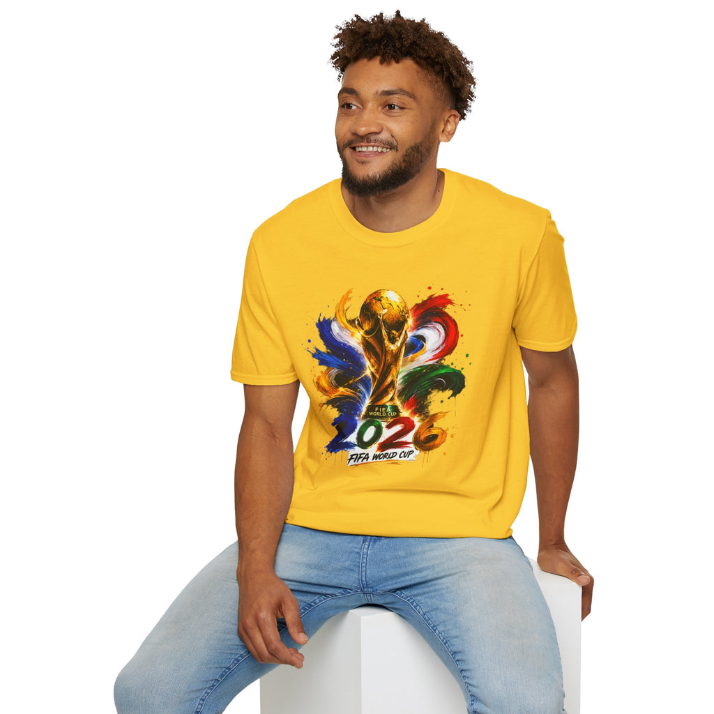 World Cup 2026 T-Shirt — Colorful FIFA Trophy Graphic