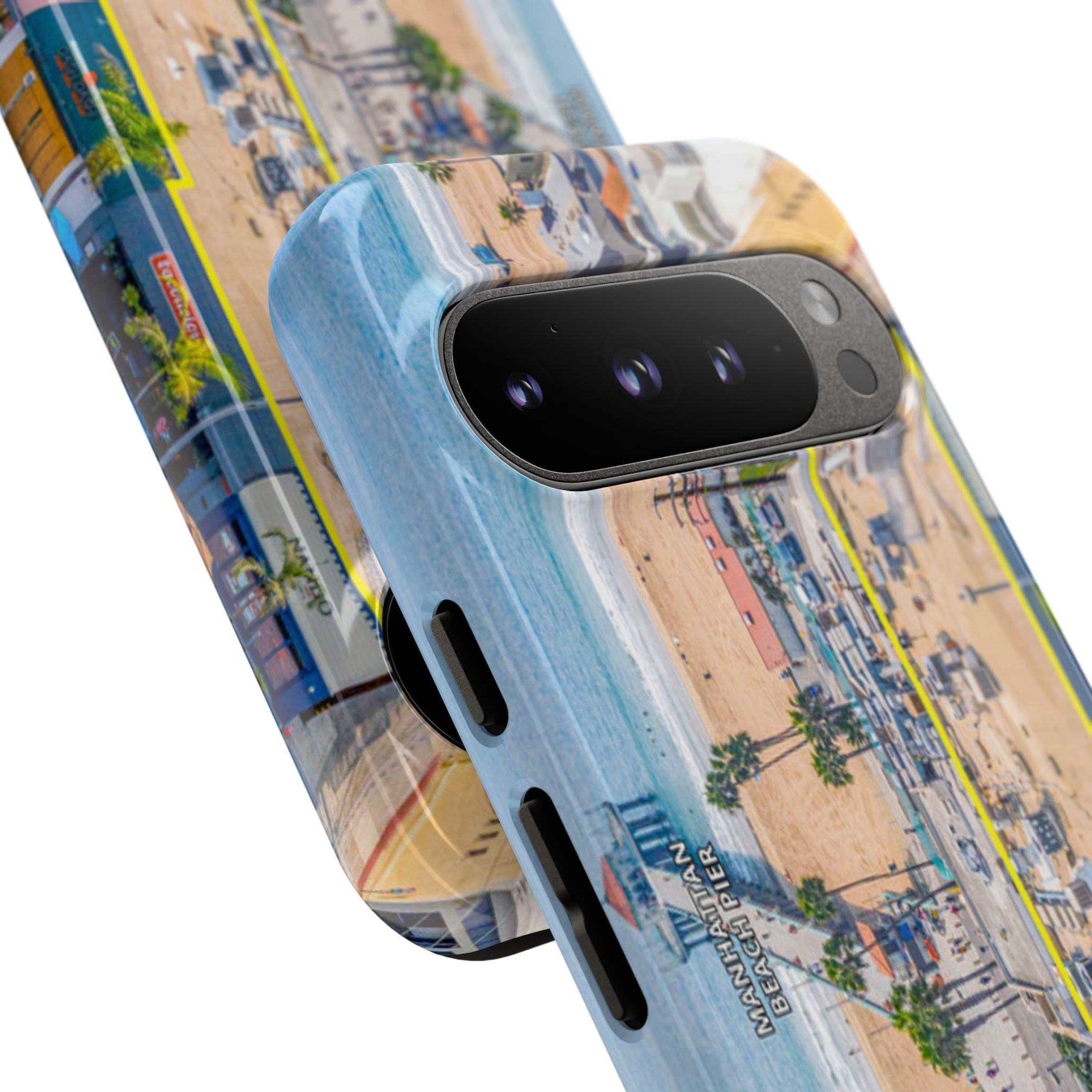 Phone Cases, Manhattan Beach California iPhone Samsung Google Tough Cases, Beach Lovers Gifts, Coastal Accessories, Ocean Phone Covers,