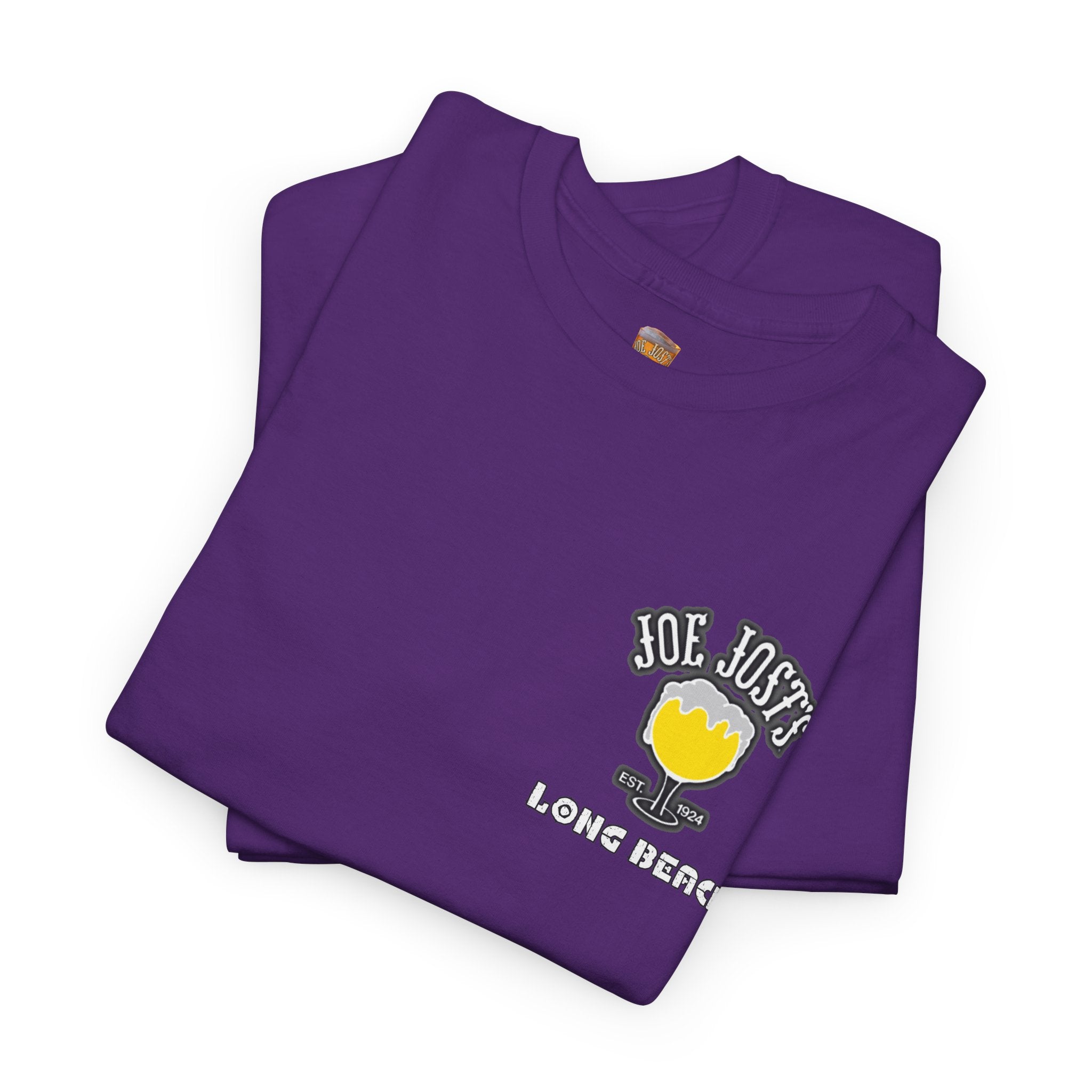 Joe Josts Long Beach California Men's and Woman's Heavy Cotton Tee - Printed 4 Areas