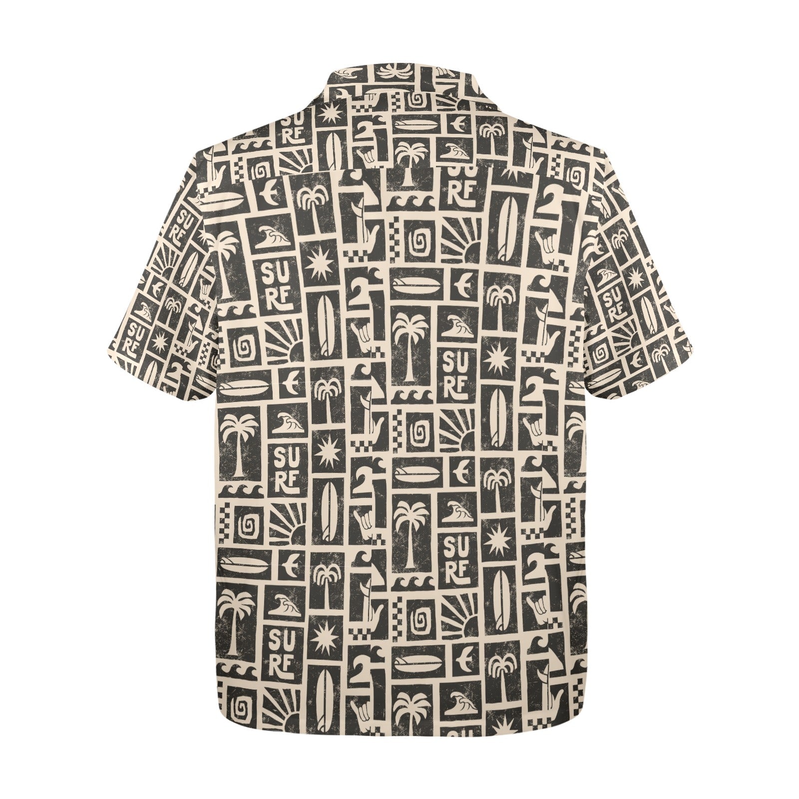 Men's All Over Print Hawaiian Shirt Made In USA Ships to USA Only