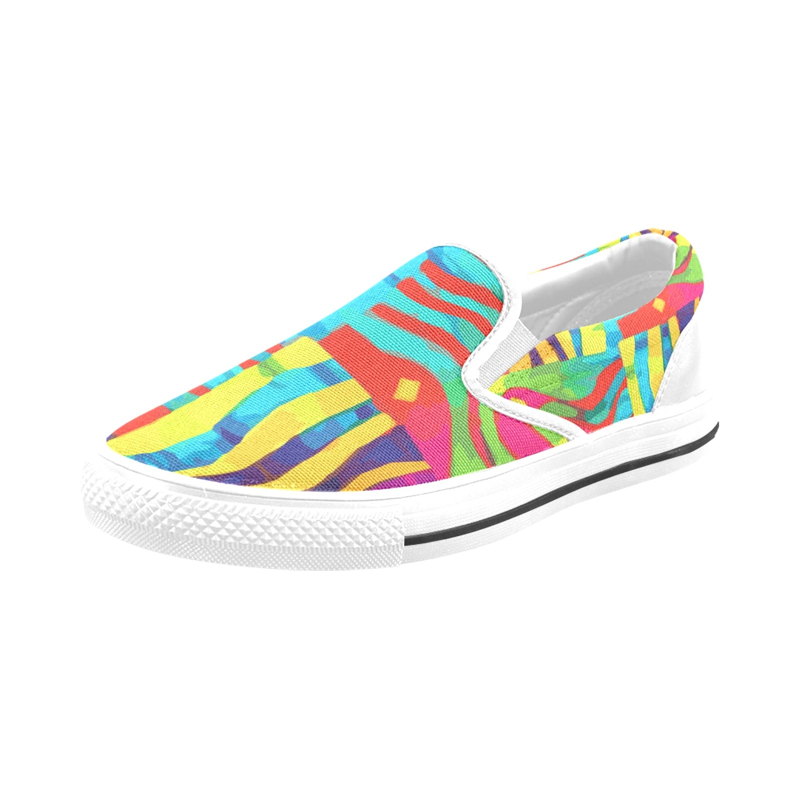 Kids Art Slip-on Canvas Kid's Shoes (Big Kid)