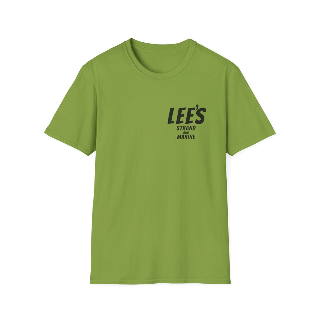 Greasy Lee's Manhattan Beach Old School T-Shirt | Marine and Strand Manhattan Beach Vintage Surf Design