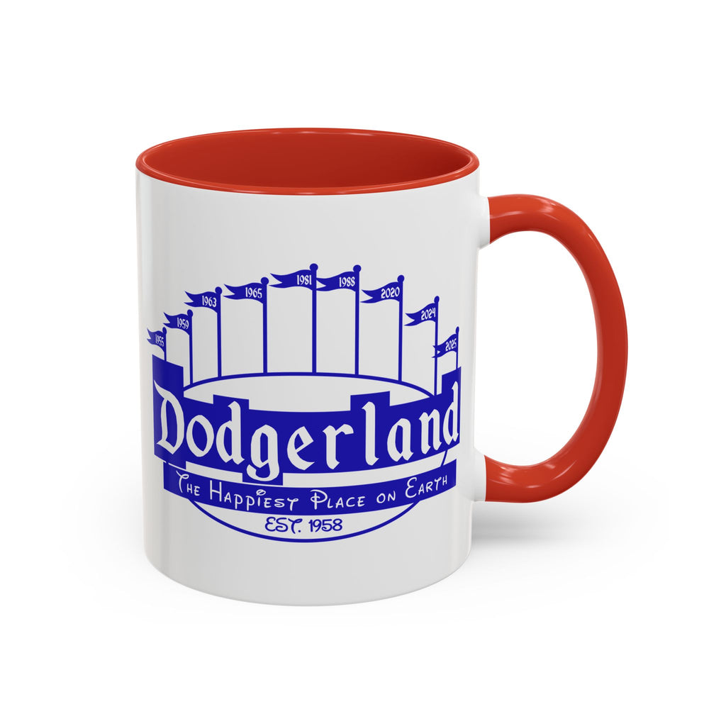 DodgerLAnd Logo Mug | Accent Coffee Mug 11oz or 15oz