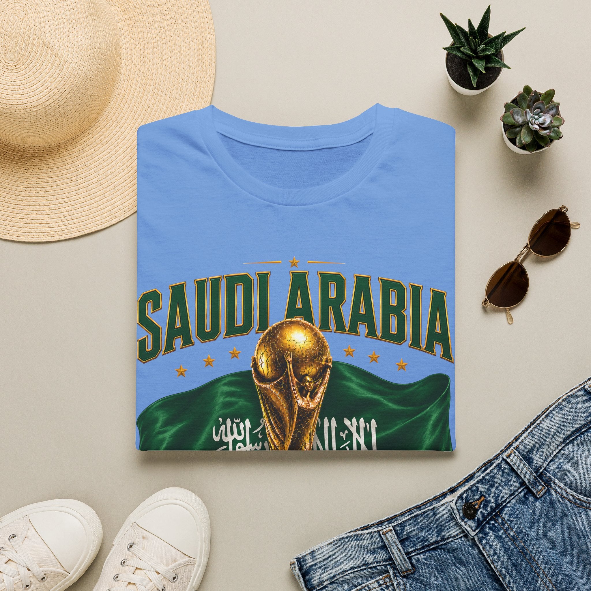 Saudi Arabia 2026 World Cup T-Shirt – Soccer Champion Trophy Design