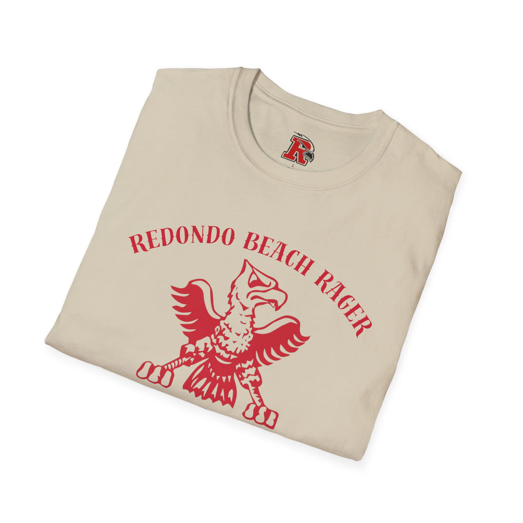 Redondo Beach Rager T-Shirt — Vintage School Spirit Graphic Tee - First Annual All Class Reunion 7-25-26 at Seaside Lagoon Redondo Beach
