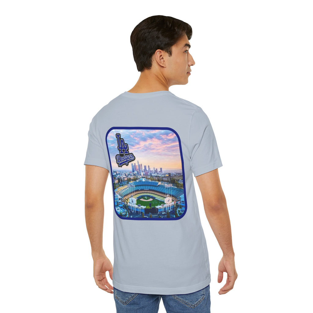 Los Angeles (Front and Back Printing) Mens Womans Jersey Short Sleeve Tee