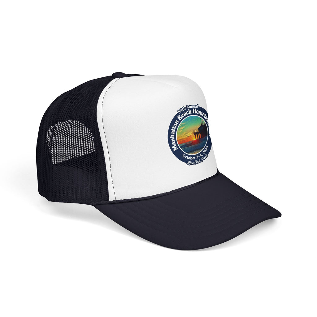 Trucker Hat — Manhattan Beach Hometown Fair Sunset Logo