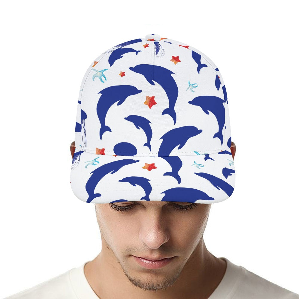Dolphin Nautical Ocean Baseball Cap Free Shipping