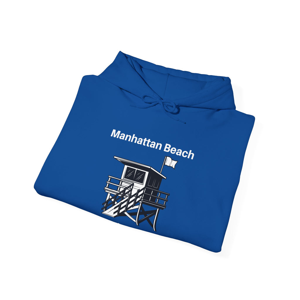 Manhattan Beach California Marine Street Unisex Heavy Blend™ Hooded Sweatshirt