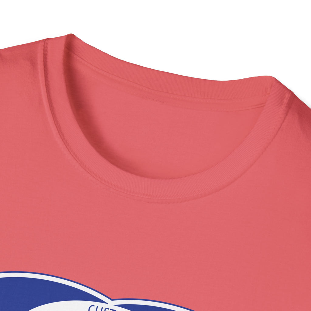 Rick Surfboards Unisex Softstyle T-Shirt Old School Hermosa Beach Print 1 Side