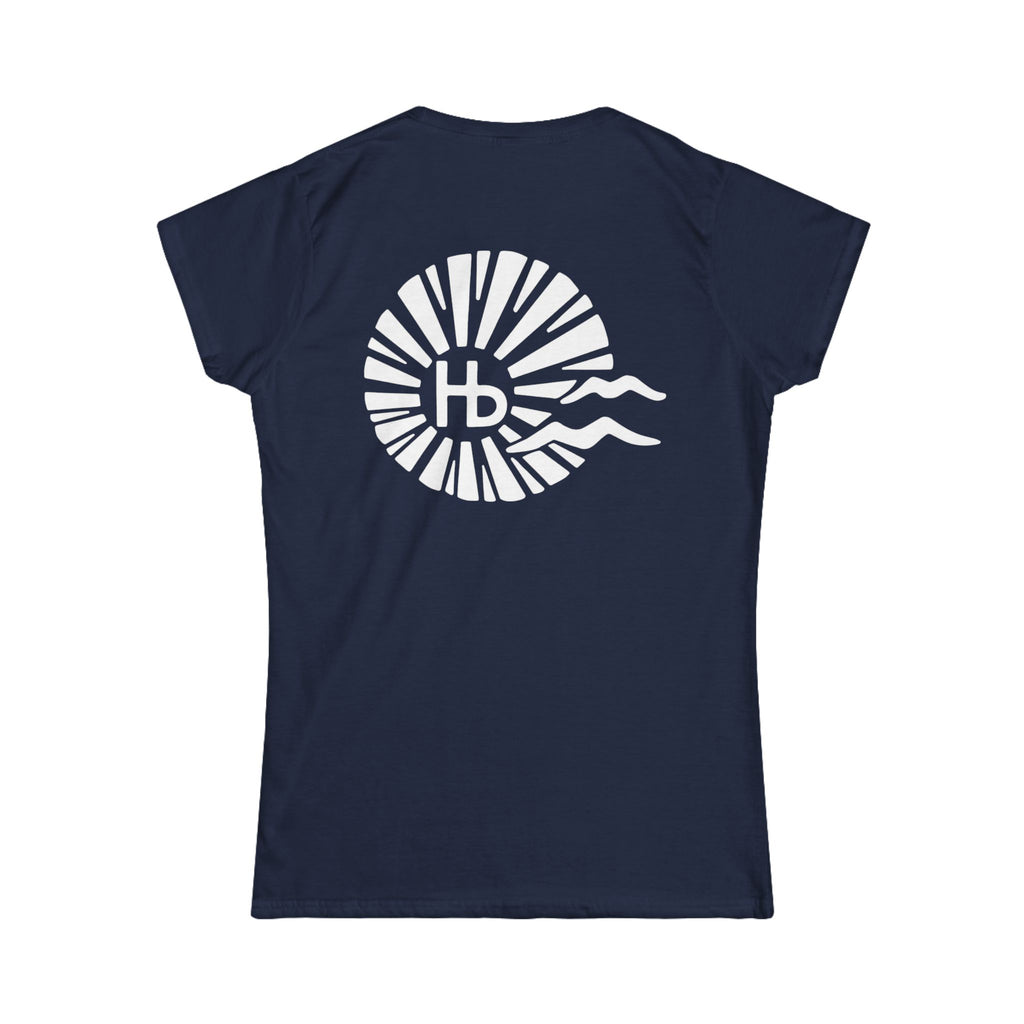 Hermosa Beach Sunset Logo Tee | Hb California Nautical Sunburst T-Shirt