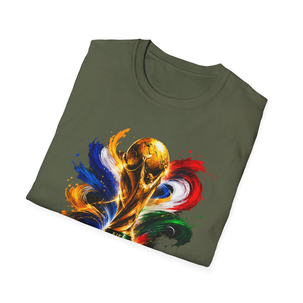 World Cup 2026 T-Shirt — Colorful FIFA Trophy Graphic