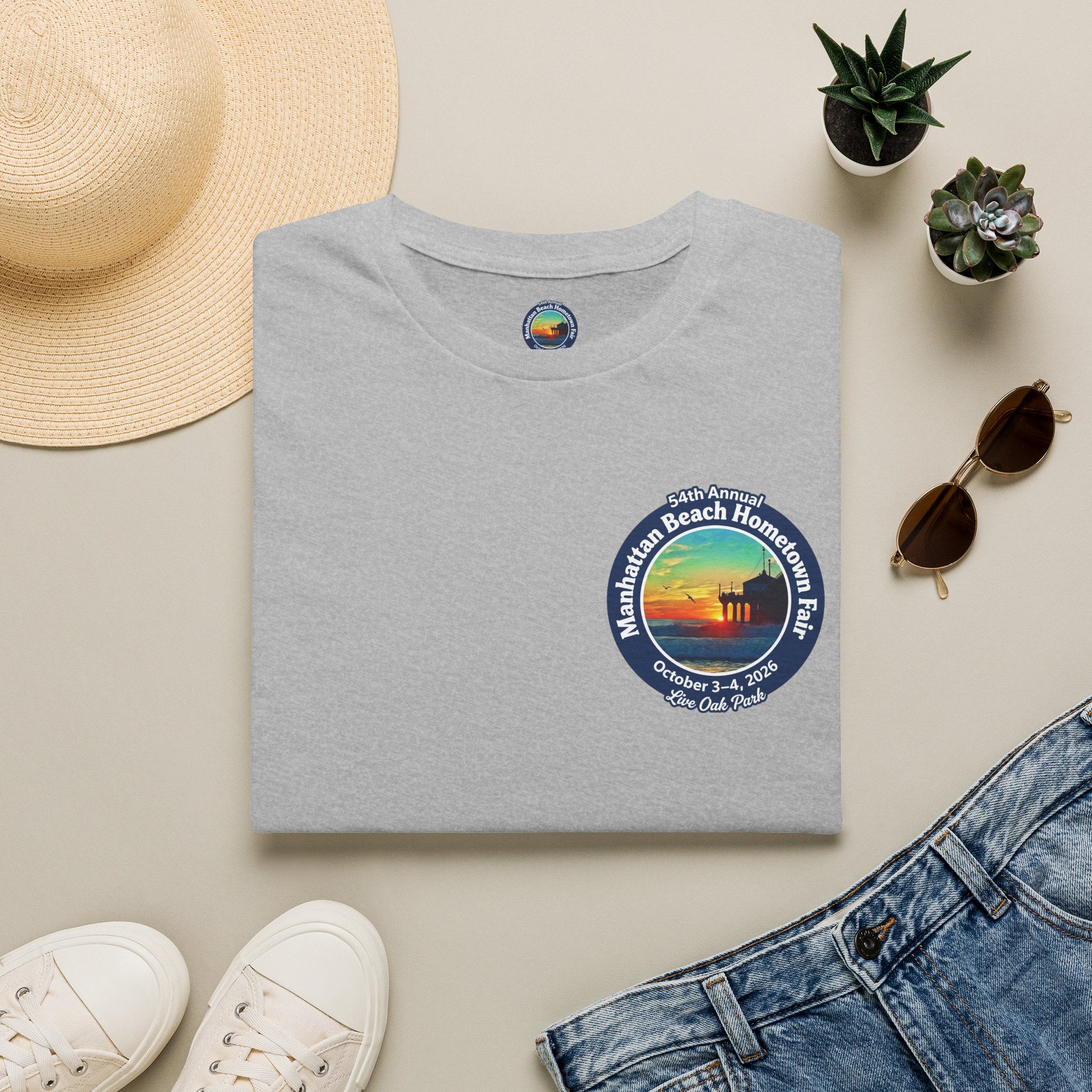 Manhattan Beach Hometown Fair Sunset T-Shirt 2026