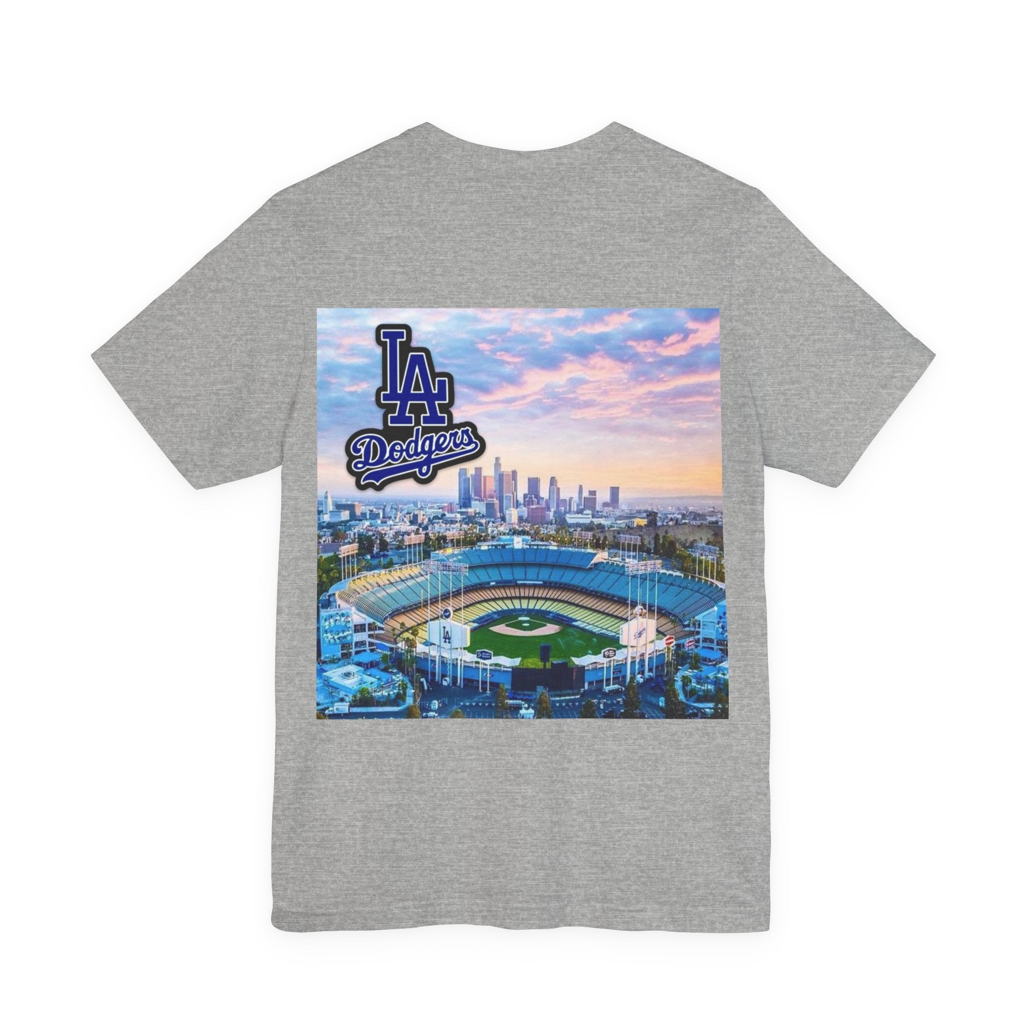 Los Angeles (Front and Back Printing) Unisex Jersey Short Sleeve Tee
