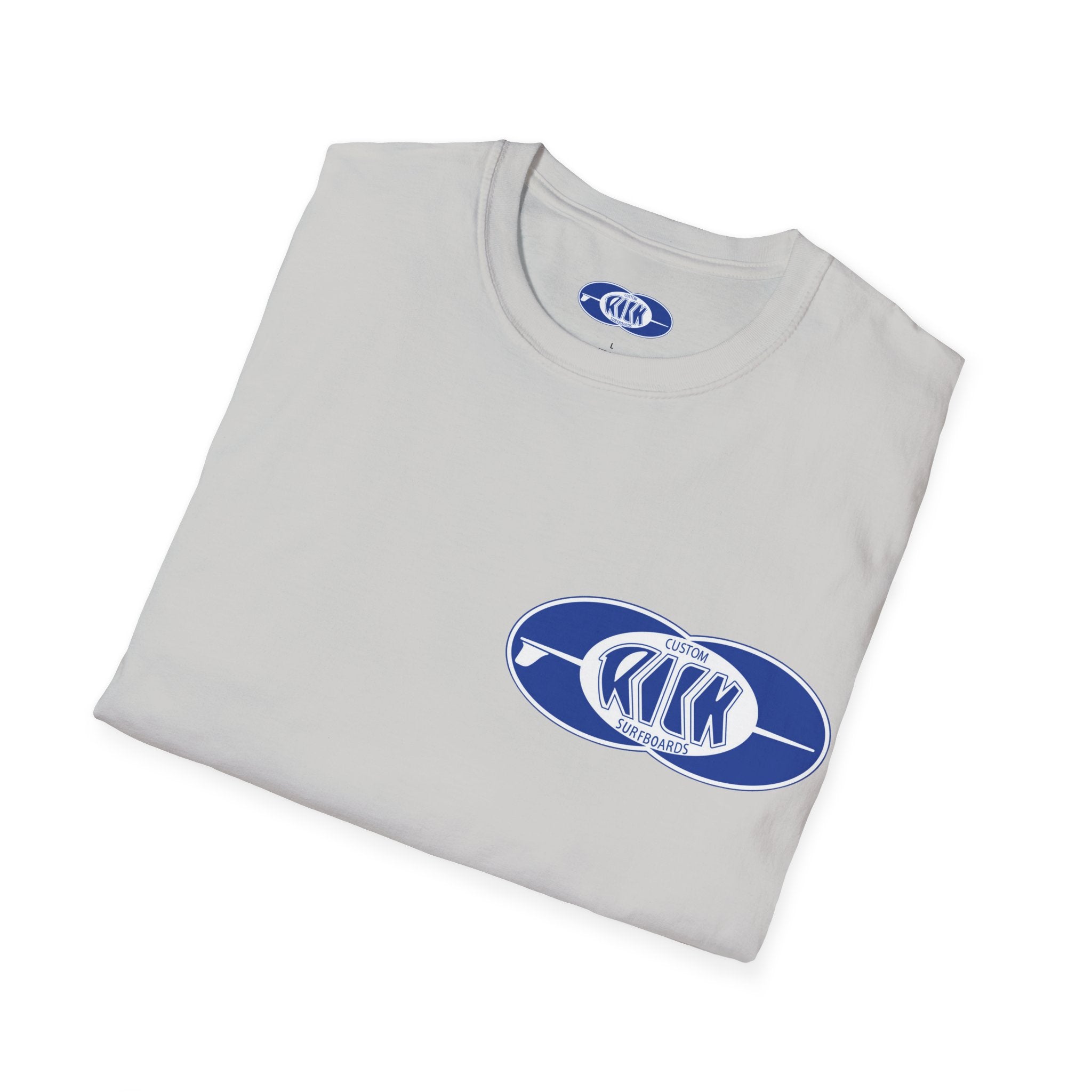 Rick Surfboards Graphic T-Shirt — Printed Front & Back (Multiple Colors)