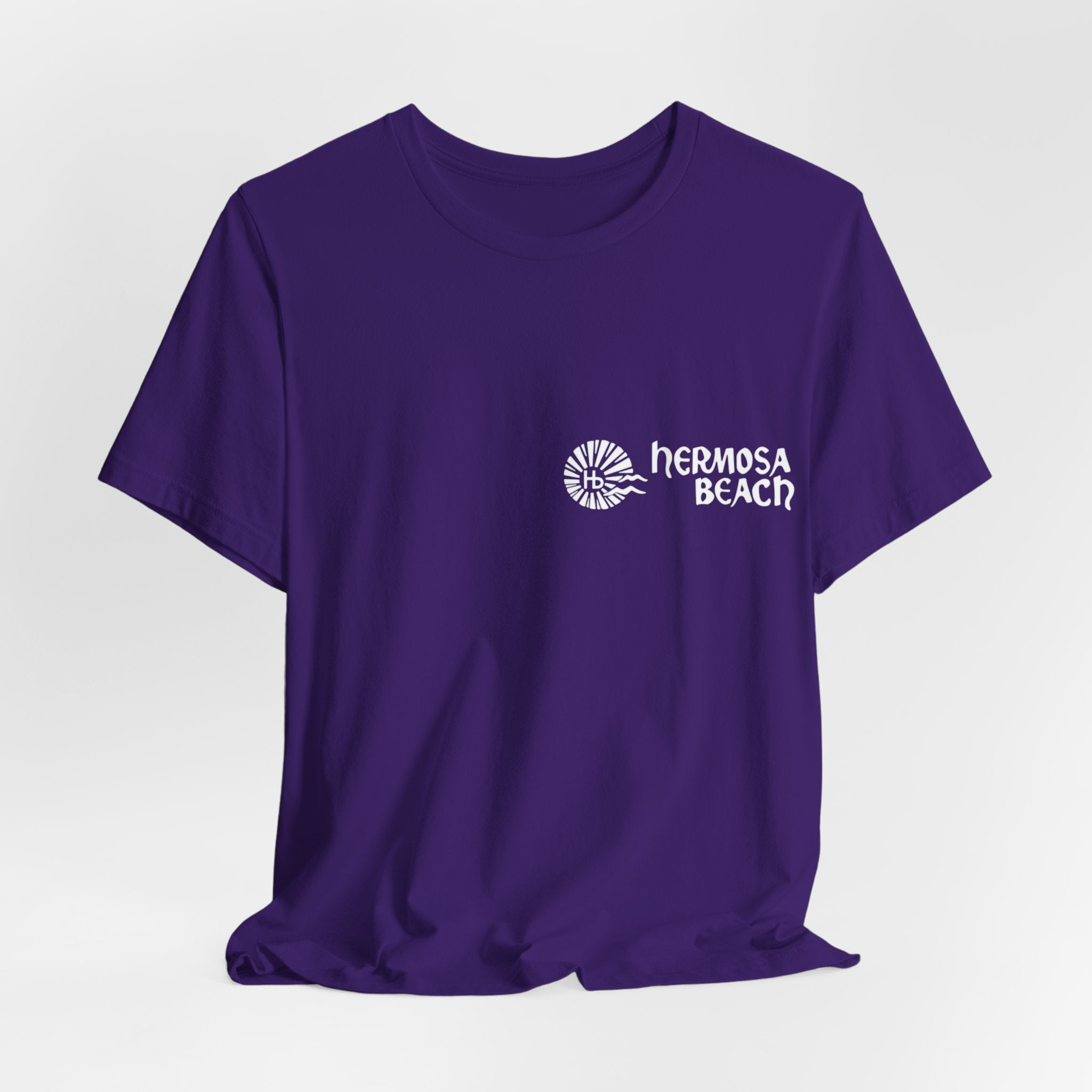 Hermosa Beach Tee — Colorful Front/Back Print Jersey T-Shirt