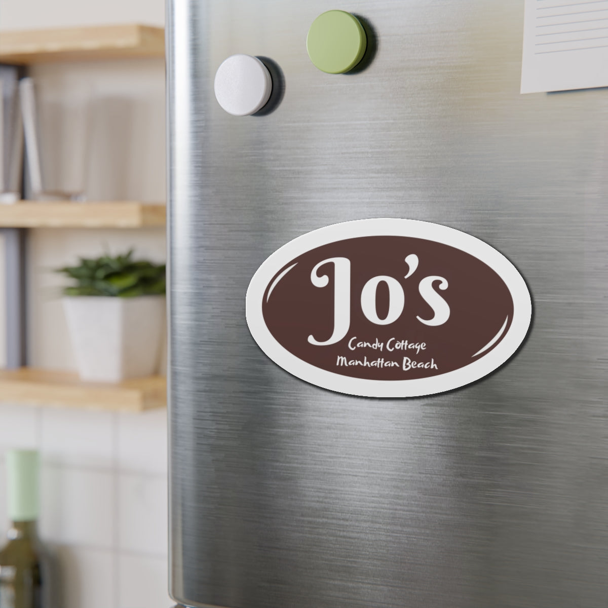 Joe's Candy Cottage Manhattan Beach Die-Cut Magnet IYKYK