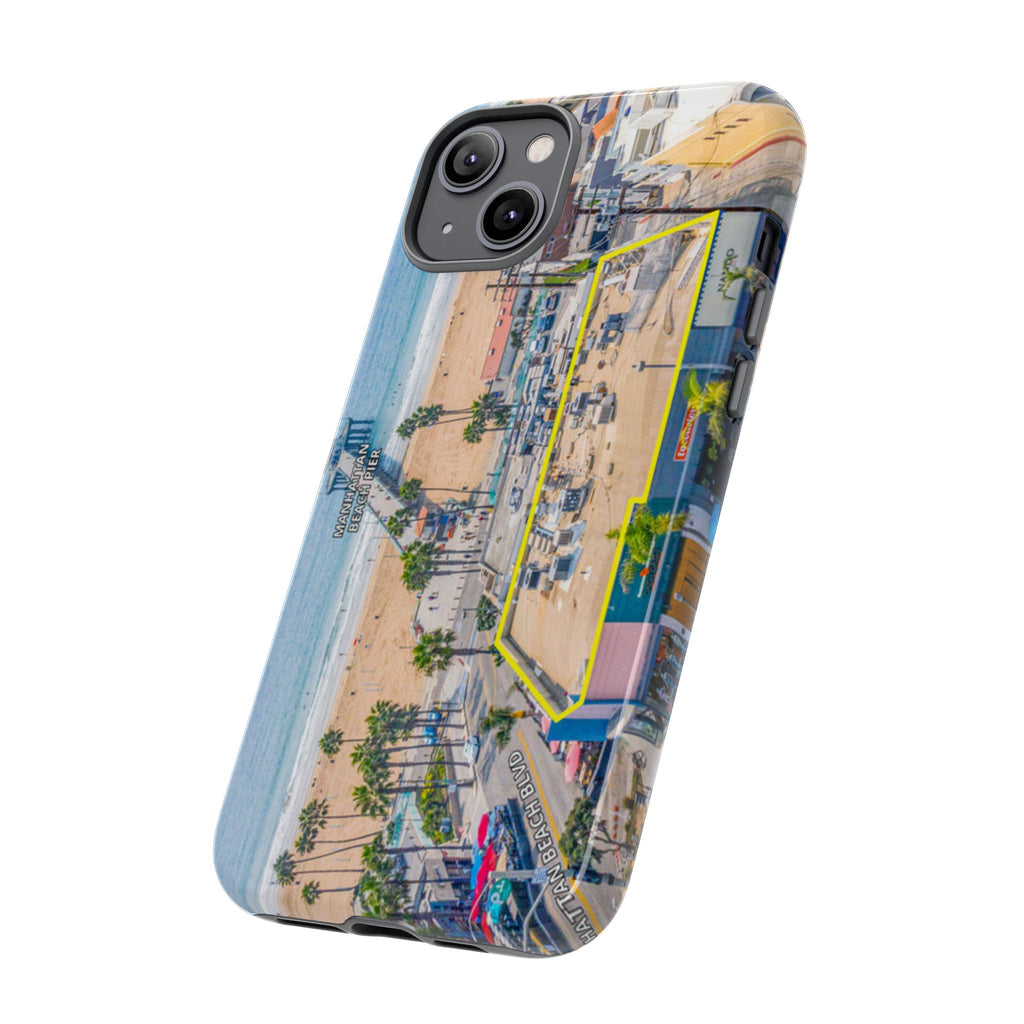 Phone Cases, Manhattan Beach California iPhone Samsung Google Tough Cases, Beach Lovers Gifts, Coastal Accessories, Ocean Phone Covers,