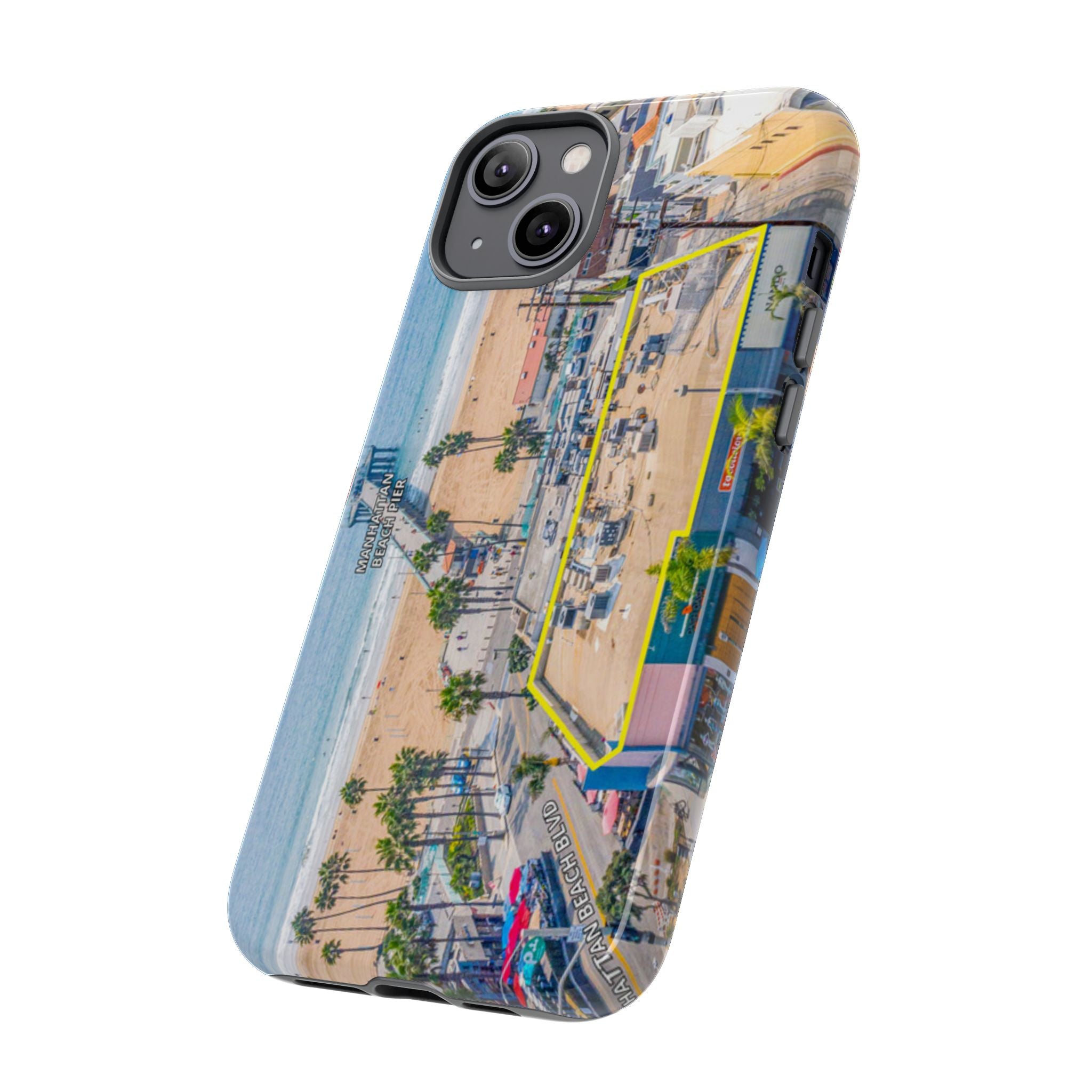 Phone Cases, Manhattan Beach California iPhone Samsung Google Tough Cases, Beach Lovers Gifts, Coastal Accessories, Ocean Phone Covers,