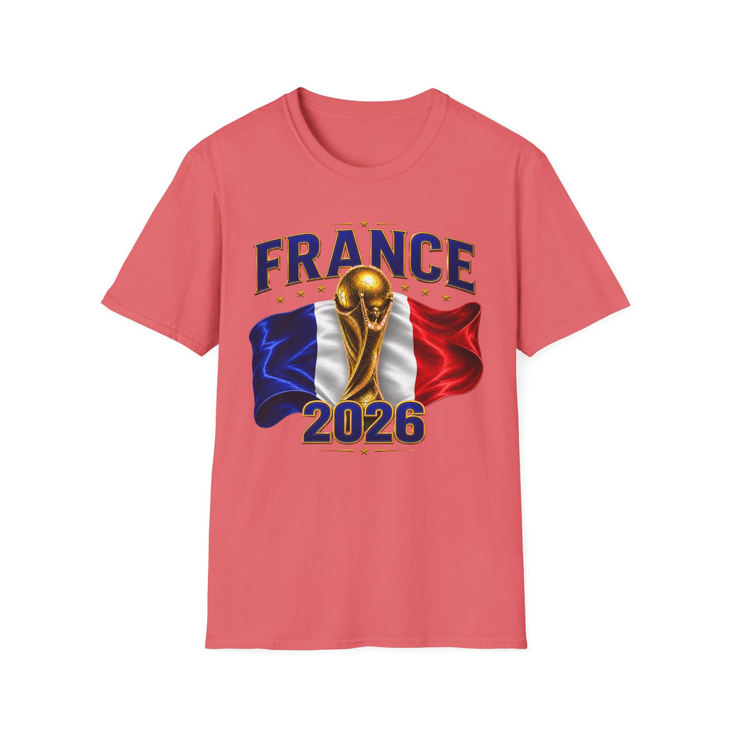 France World Cup 2026 T-Shirt — French Flag & Trophy Soccer Tee