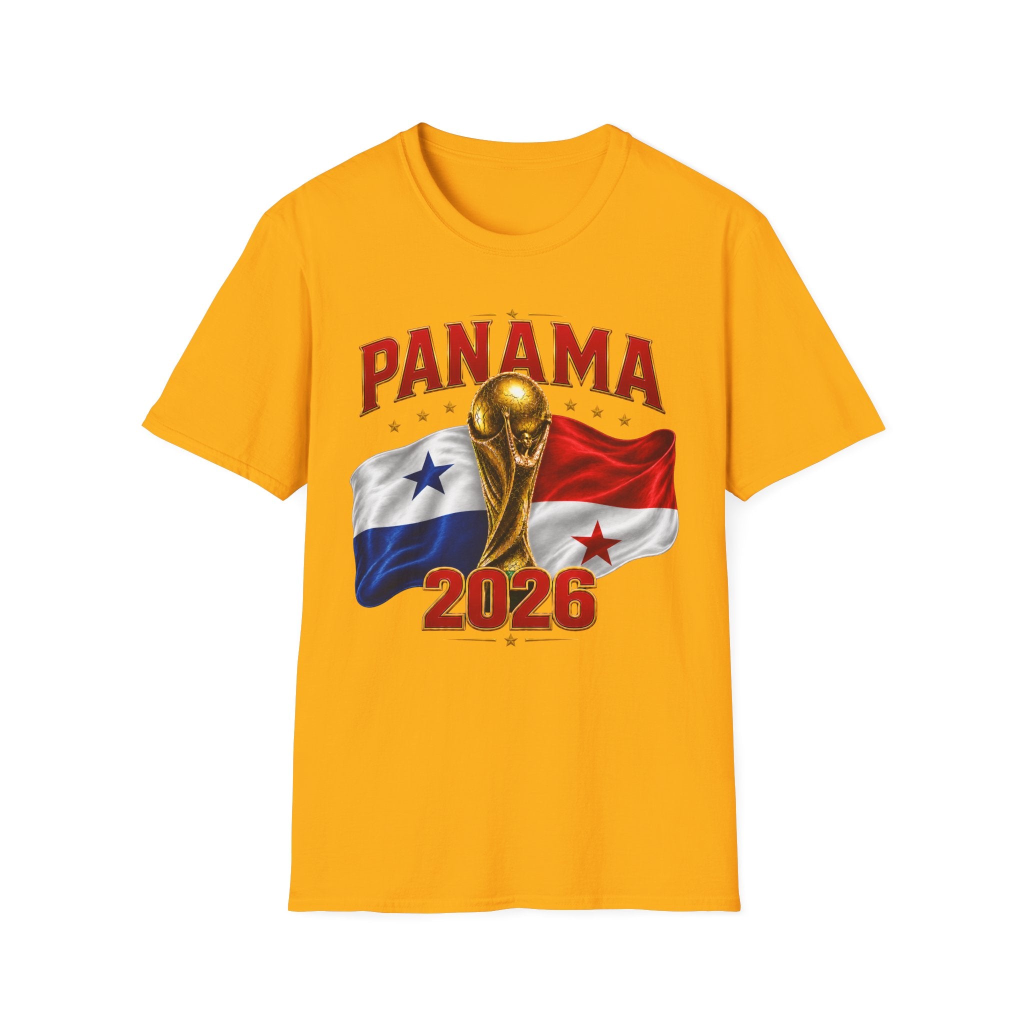 Panama 2026 World Cup T-Shirt — Panama Flag & Trophy Soccer Tee