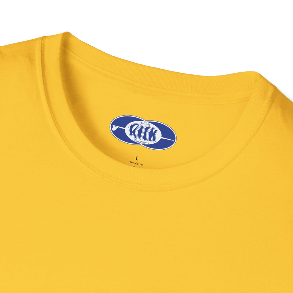 Rick Surfboards Graphic T-Shirt — Printed Front & Back (Multiple Colors)
