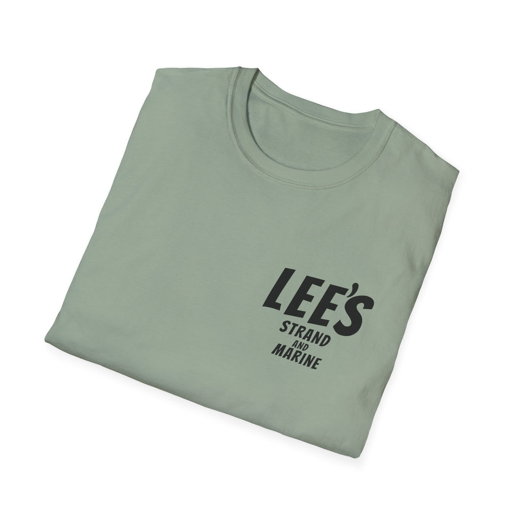 Greasy Lee's Manhattan Beach Old School T-Shirt | Marine and Strand Manhattan Beach Vintage Surf Design