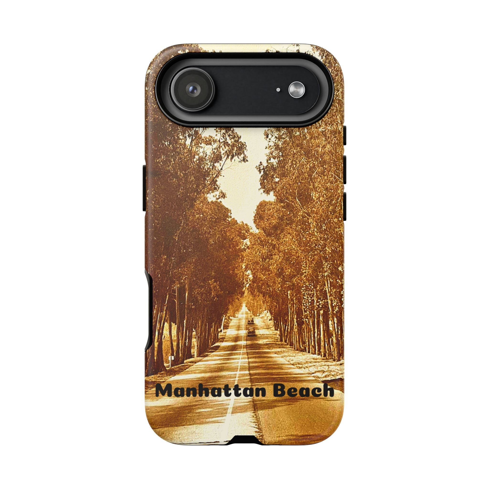 Phone Cases Manhattan Beach Rosecrans Ave Early 60's Tough Cases 90266 California, iPhone Samsung Google Pixel Protective Cover, Vintage