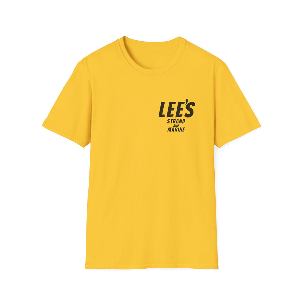 Greasy Lee's Manhattan Beach Old School T-Shirt | Marine and Strand Manhattan Beach Vintage Surf Design
