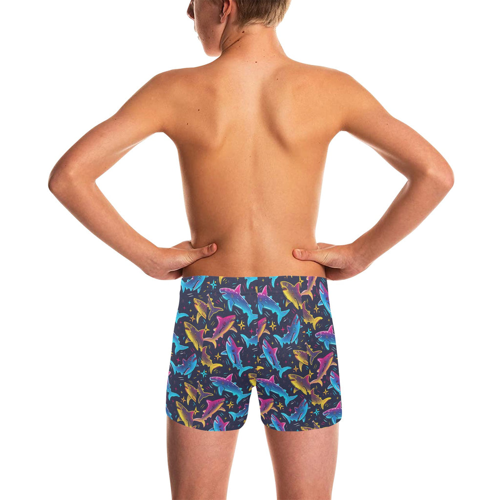 Big Boys' Sharky Swimming Trunks Free Shipping