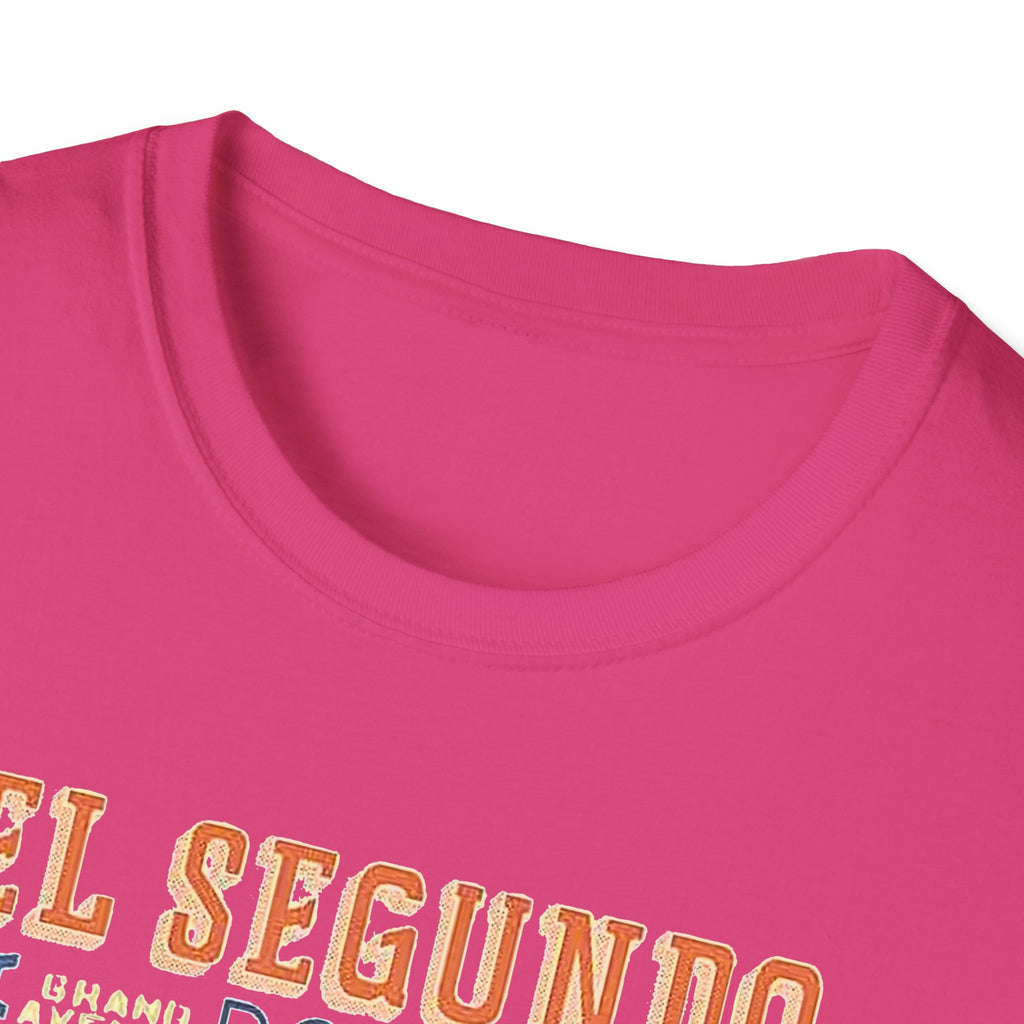 El Segundo Typography T-Shirt | Beach Town Landmarks Word Art