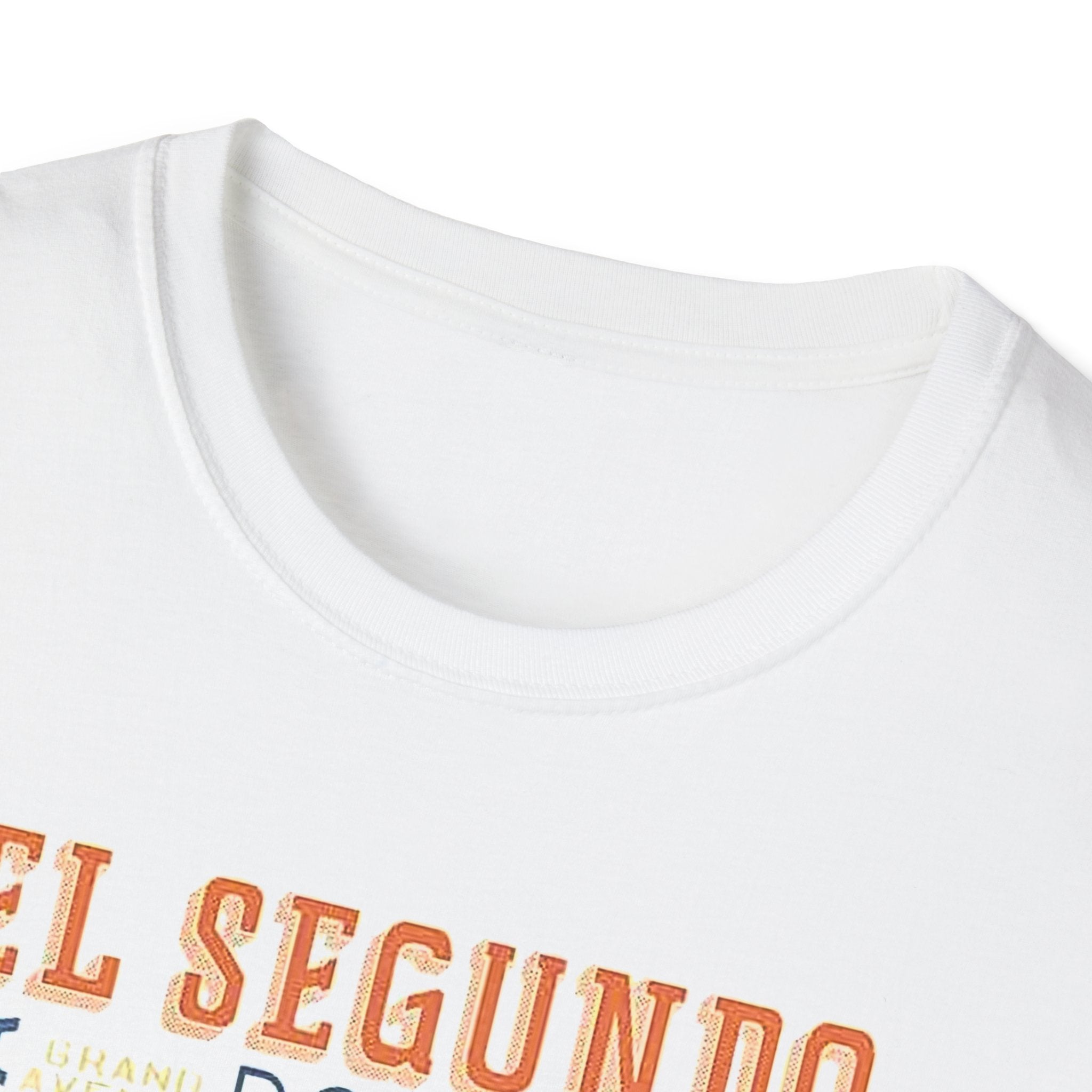 El Segundo Typography T-Shirt | Beach Town Landmarks Word Art