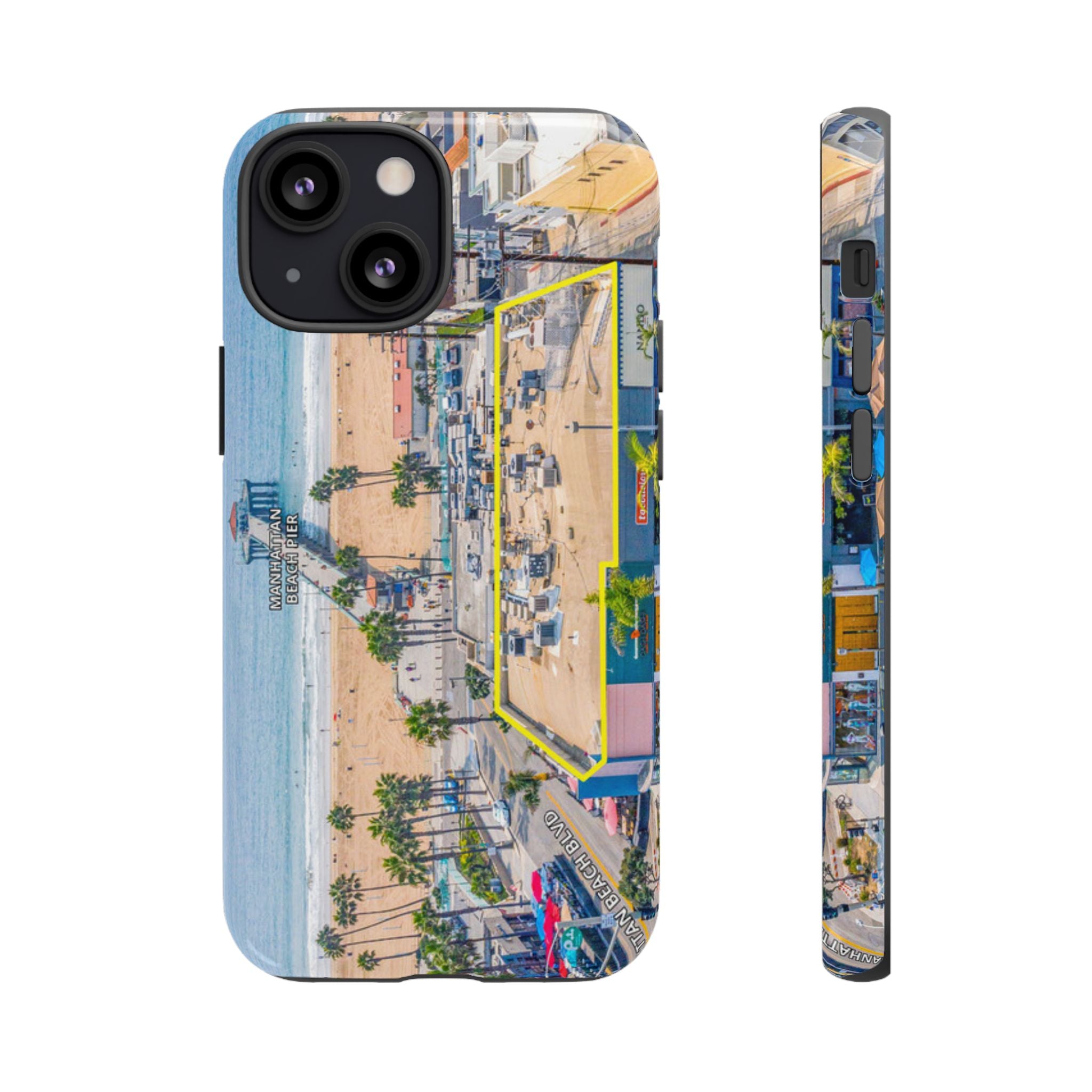 Phone Cases, Manhattan Beach California iPhone Samsung Google Tough Cases, Beach Lovers Gifts, Coastal Accessories, Ocean Phone Covers,