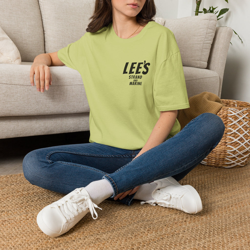 Greasy Lee's Manhattan Beach Old School T-Shirt | Marine and Strand Manhattan Beach Vintage Surf Design