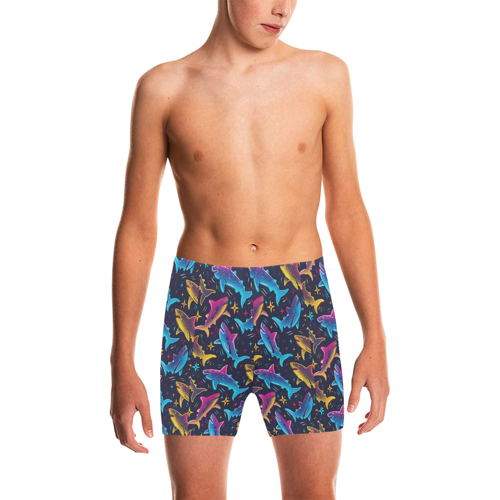 Big Boys' Sharky Swimming Trunks Free Shipping