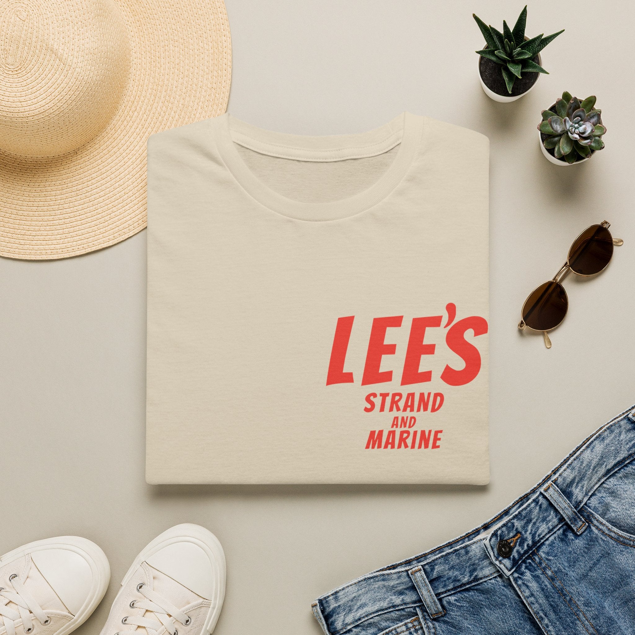 Greasy Lee's  Strand and Marine Old School T-Shirt | Manhattan Beach vintage surfer logo