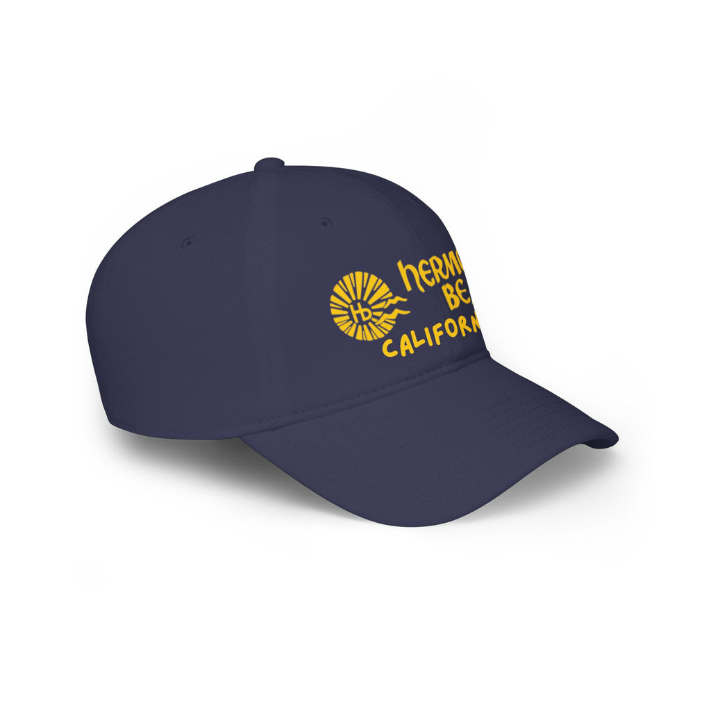 Hermosa Beach California Low Profile Baseball Cap