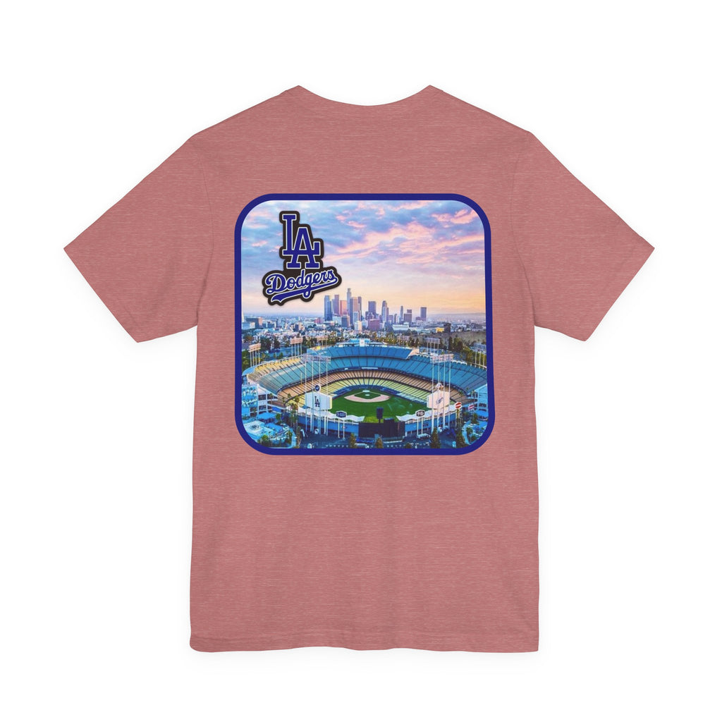 Los Angeles (Front and Back Printing) Mens Womans Jersey Short Sleeve Tee