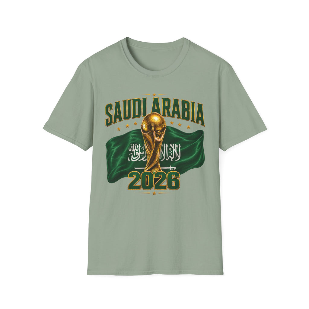 Saudi Arabia 2026 World Cup T-Shirt – Soccer Champion Trophy Design