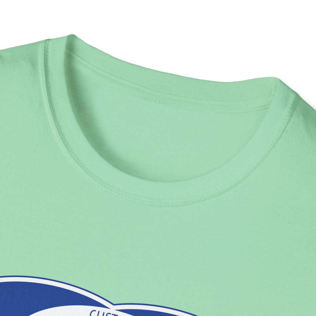 Rick Surfboards Unisex Softstyle T-Shirt Old School Hermosa Beach Print 1 Side
