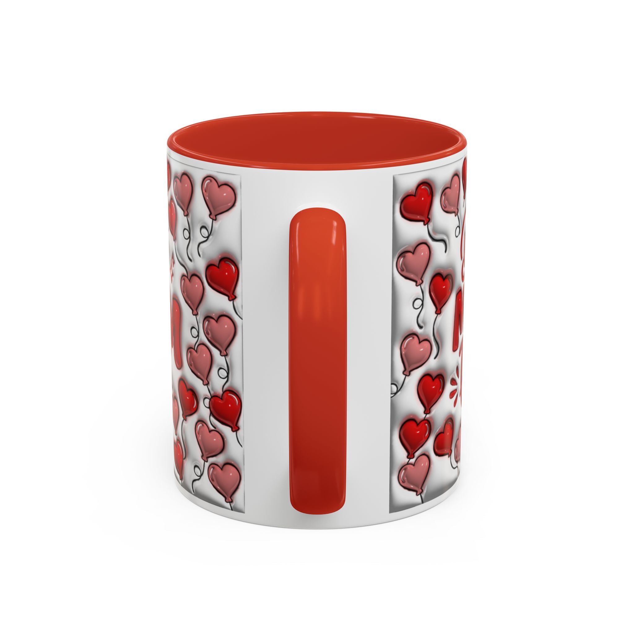 Best Mom Ever Valentines Day Hearts Accent Coffee Mug (11, 15oz)