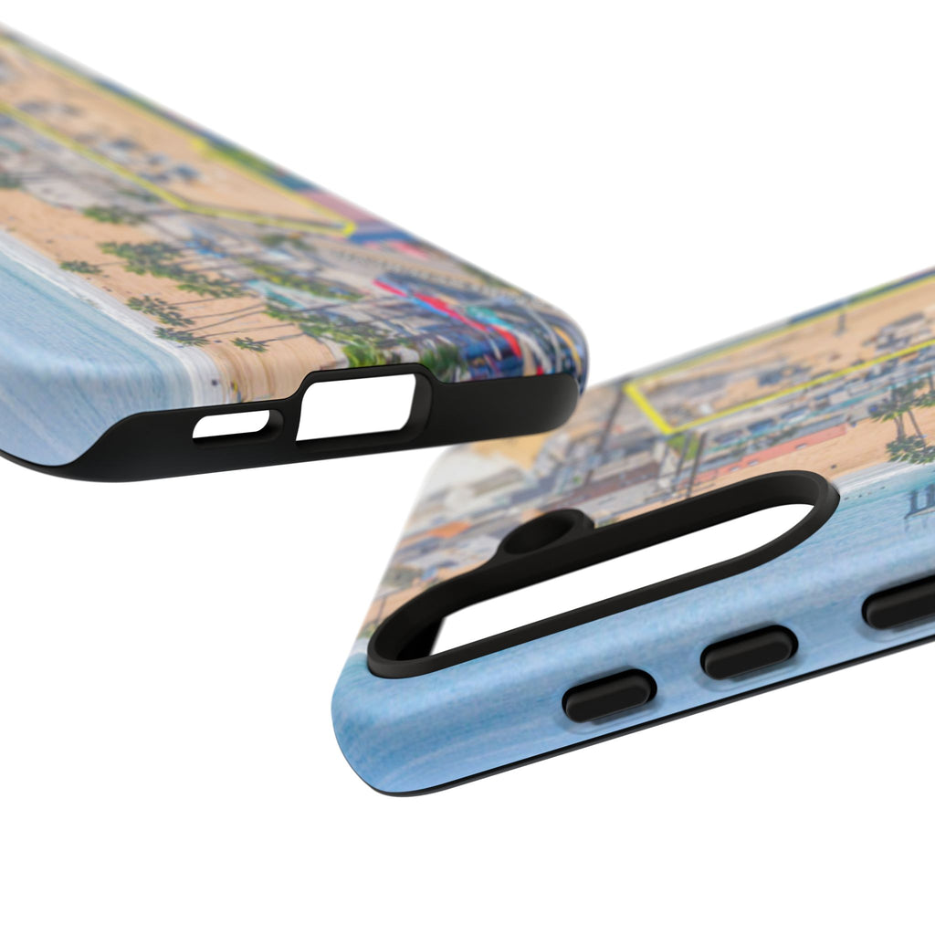 Phone Cases, Manhattan Beach California iPhone Samsung Google Tough Cases, Beach Lovers Gifts, Coastal Accessories, Ocean Phone Covers,