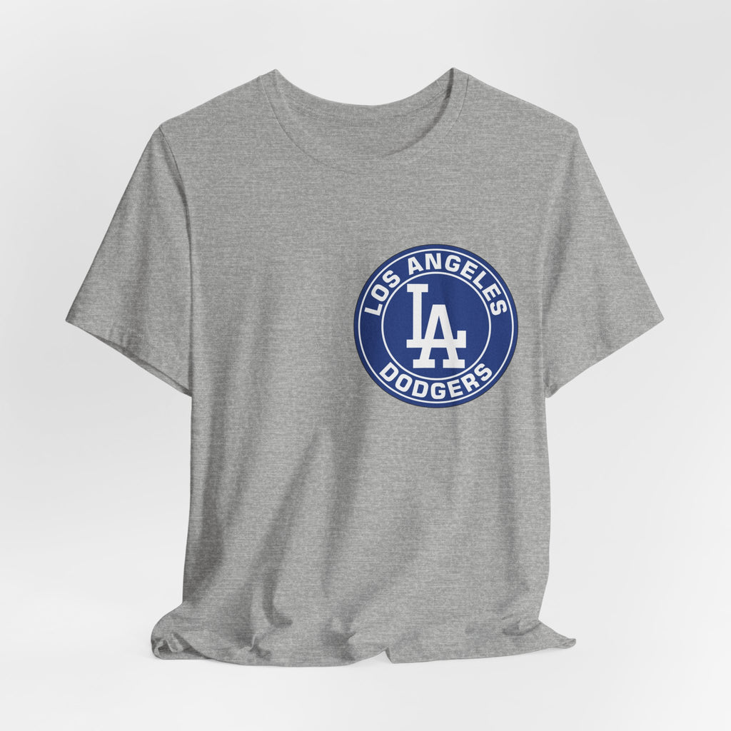 Los Angeles Doyers (Front and Back Printing) Mens Womans Jersey Short Sleeve Tee
