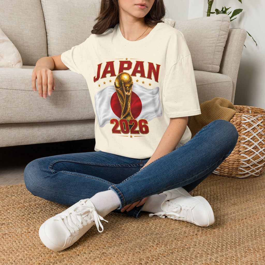 Japan 2026 World Cup T-Shirt — Golden Trophy Soccer Fan Tee