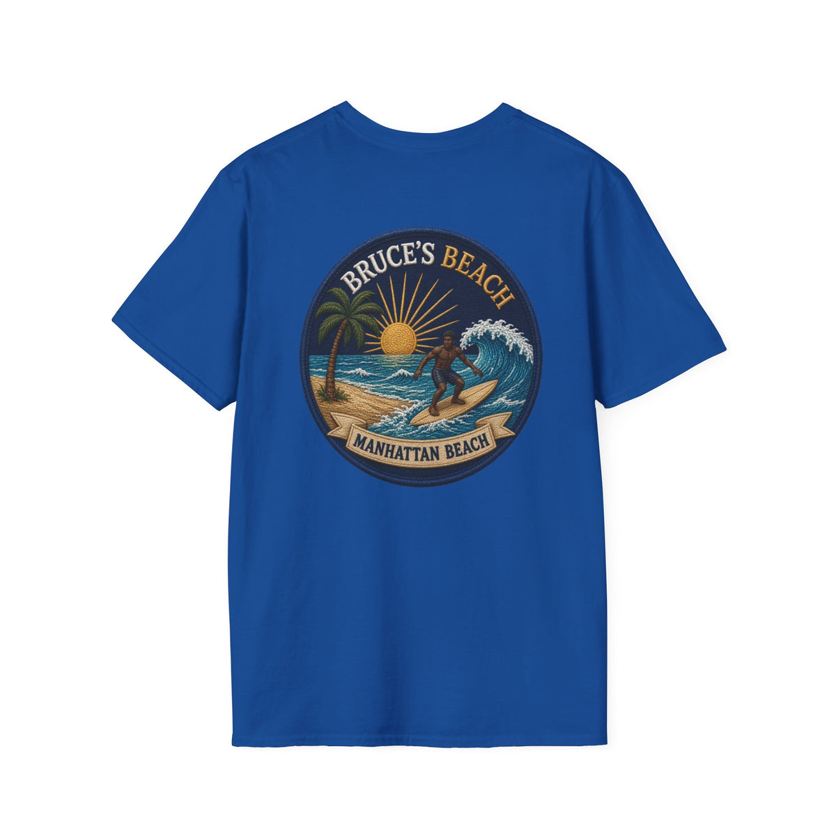 Bruce's Beach Manhattan Beach Surf Patch T-Shirt