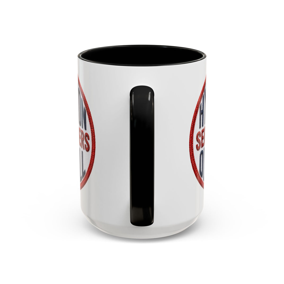 Accent Coffee Mug — "Hyperion Serenaders Outfall" Retro Patch Ceramic Mug (11/15oz)