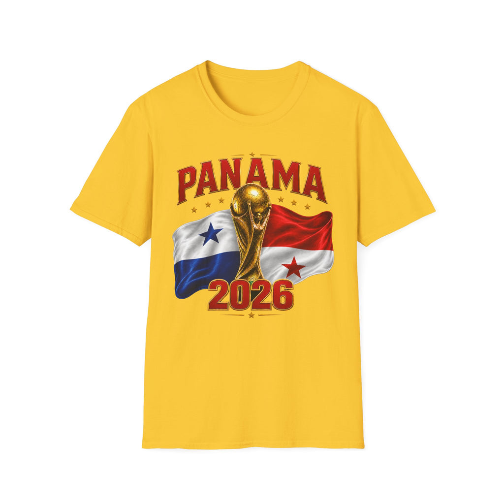 Panama 2026 World Cup T-Shirt — Panama Flag & Trophy Soccer Tee