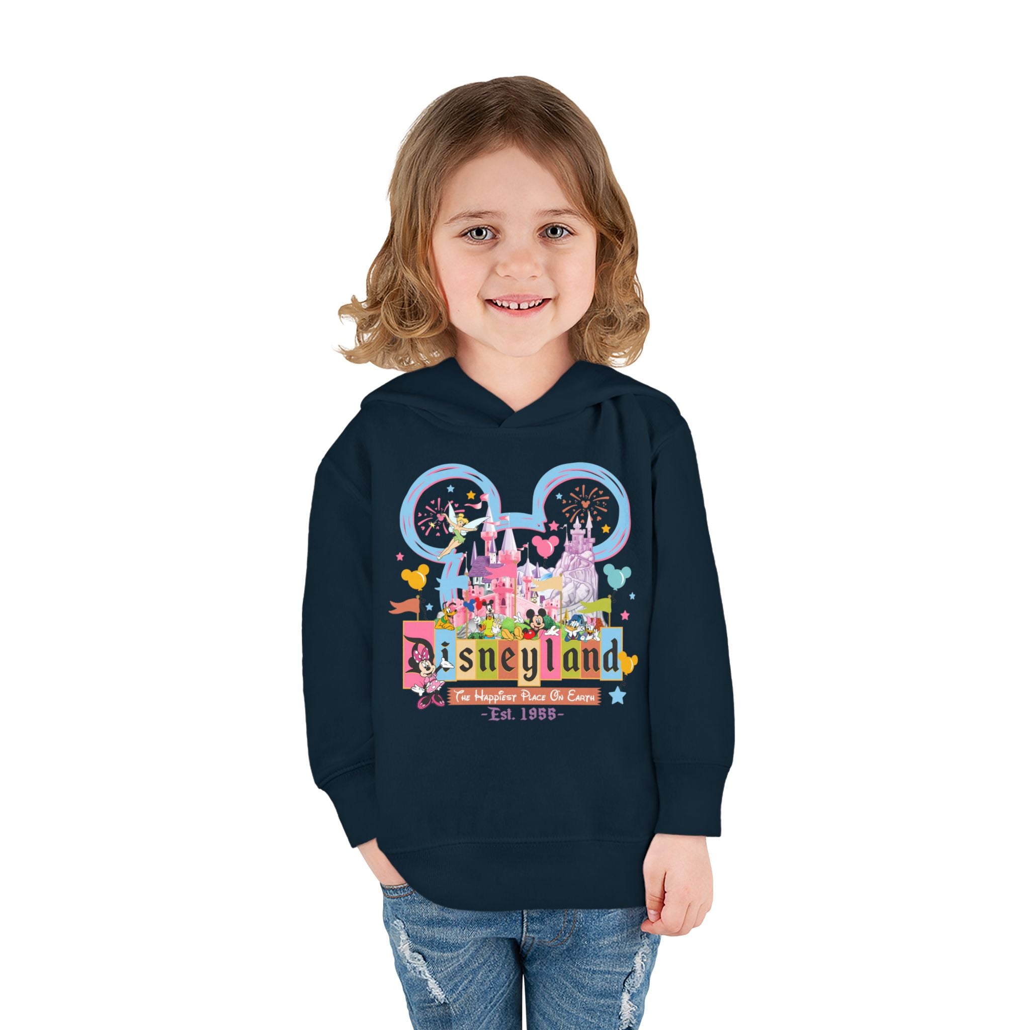 Disneyland Way Back Machine Castle Mickeee Ears Hoodie | Toddler Pullover