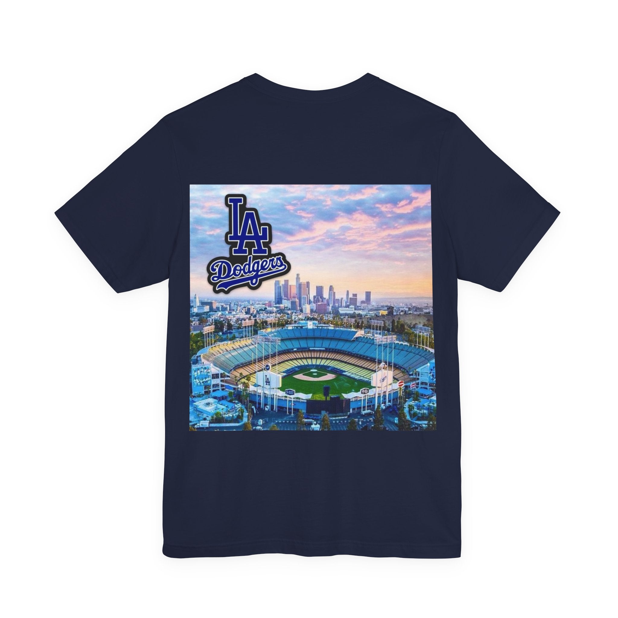 Los Angeles (Front and Back Printing) Unisex Jersey Short Sleeve Tee