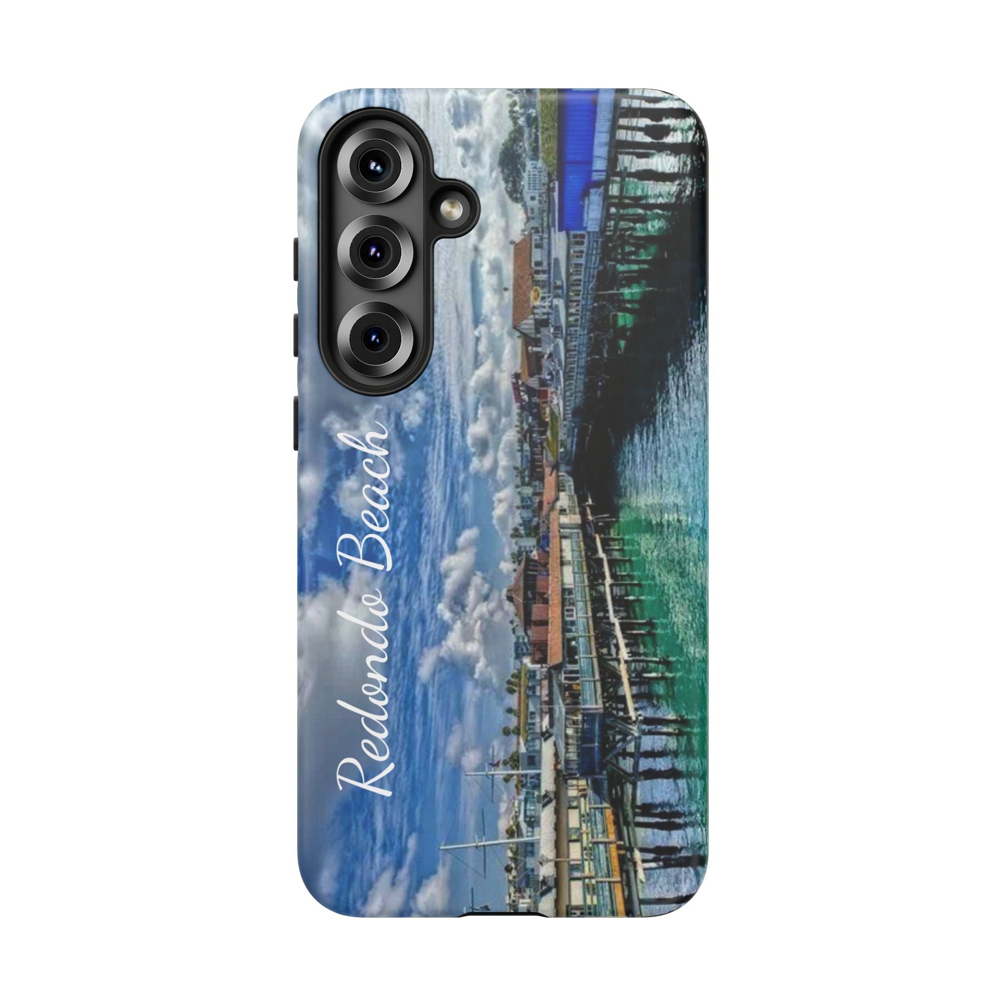Phone Cases, Redondo Beach California King Harbor Design, Protective Covers, iPhone Accessories, Samsung Accessories, Gift for Travelers